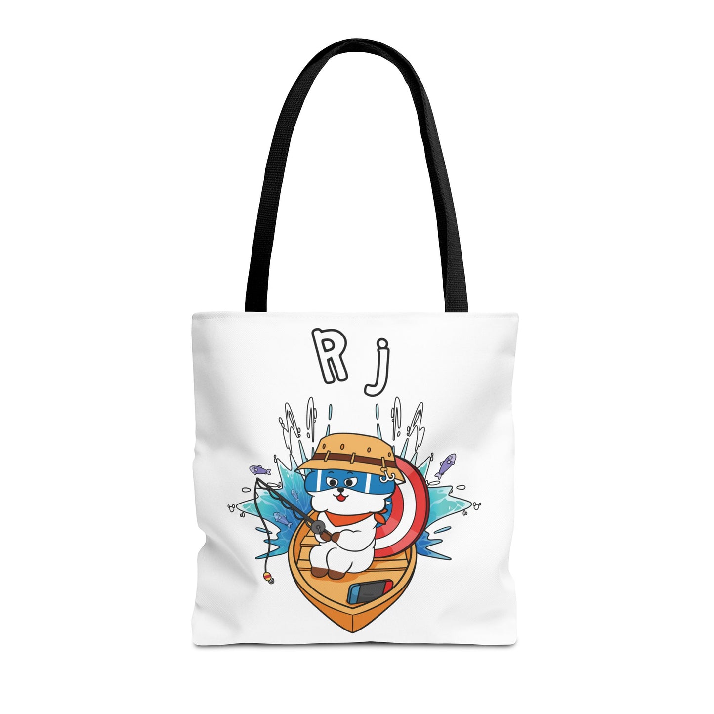 BT21 RJ White Tote Bag Single Design