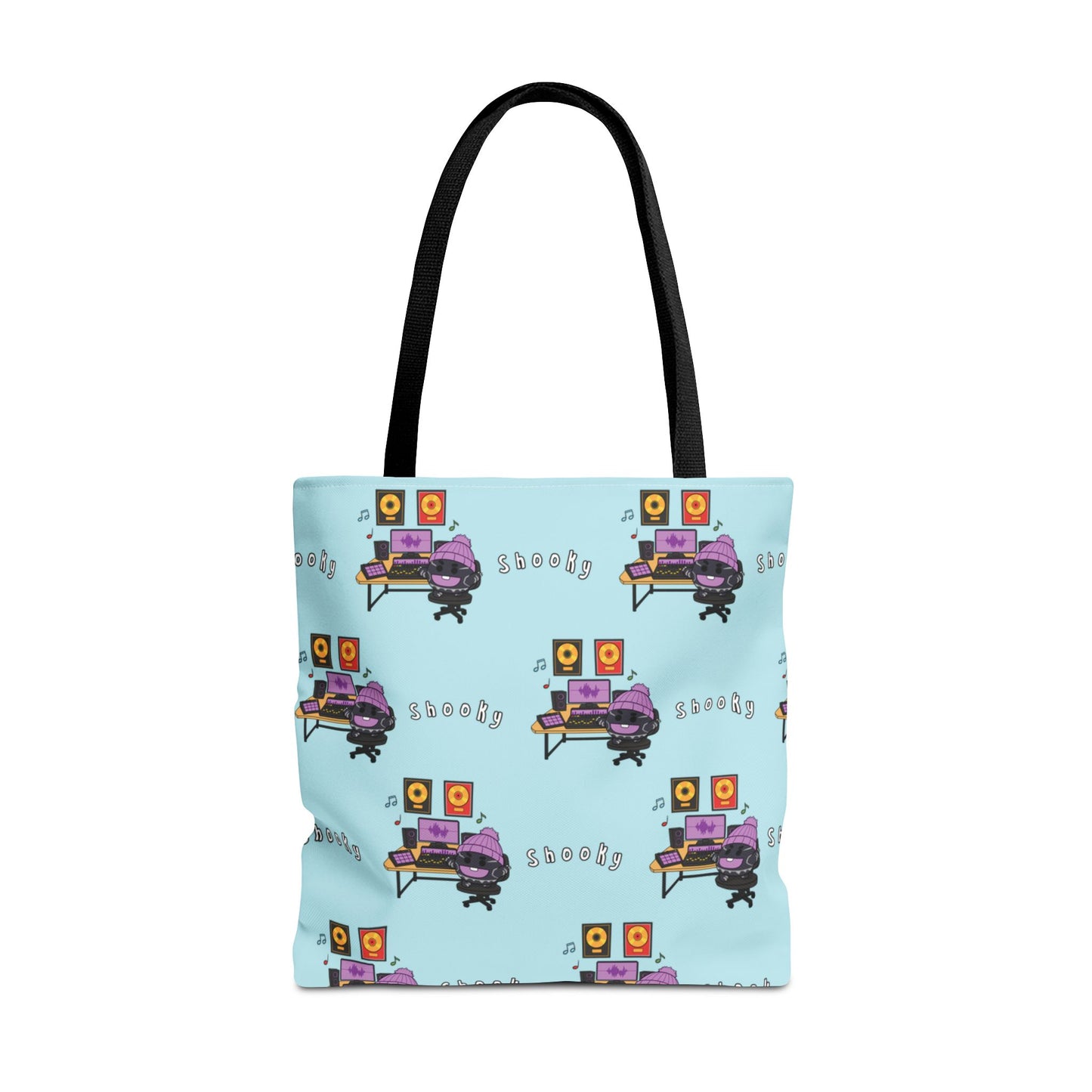 BT21 Shooky Blue Tote Bag Pattern Design