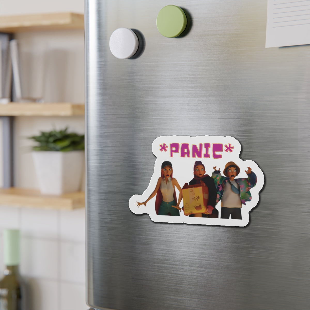 Kpop Demon Hunters Huntrix Rumi Mira Zoey Alley Quick Hide Pose 2 Magnet