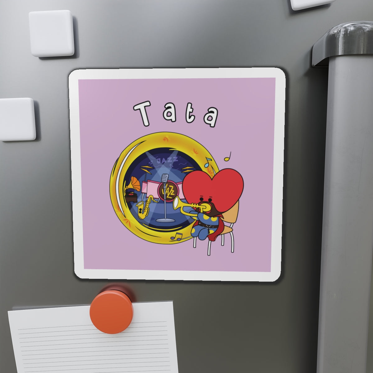 BT21 Tata Purple Magnet