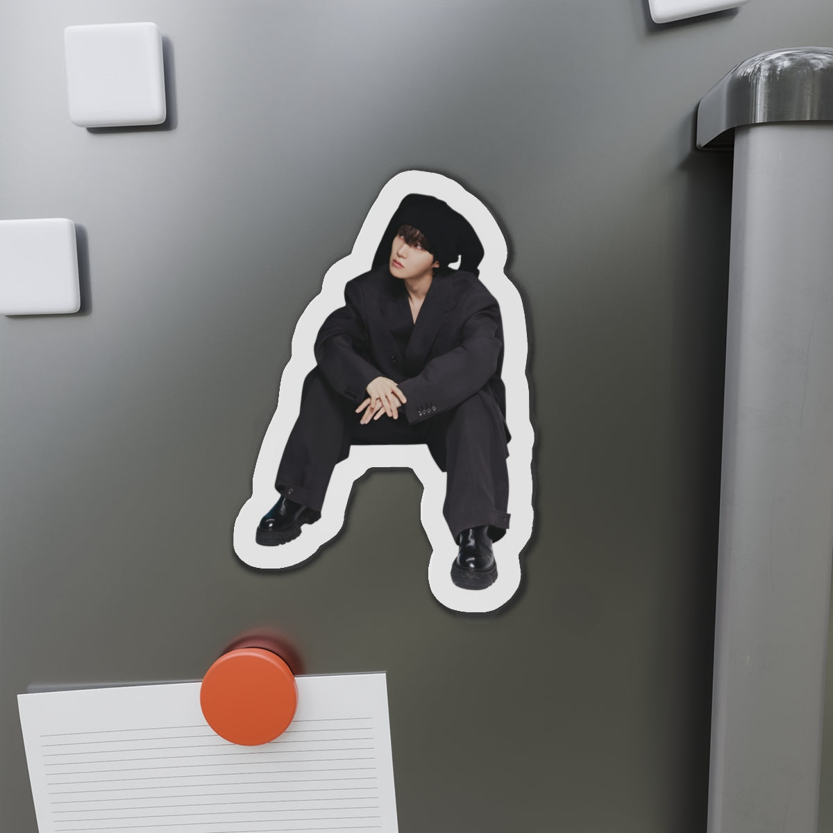 Jhope Jack In The Box All Black Outfit Magnet