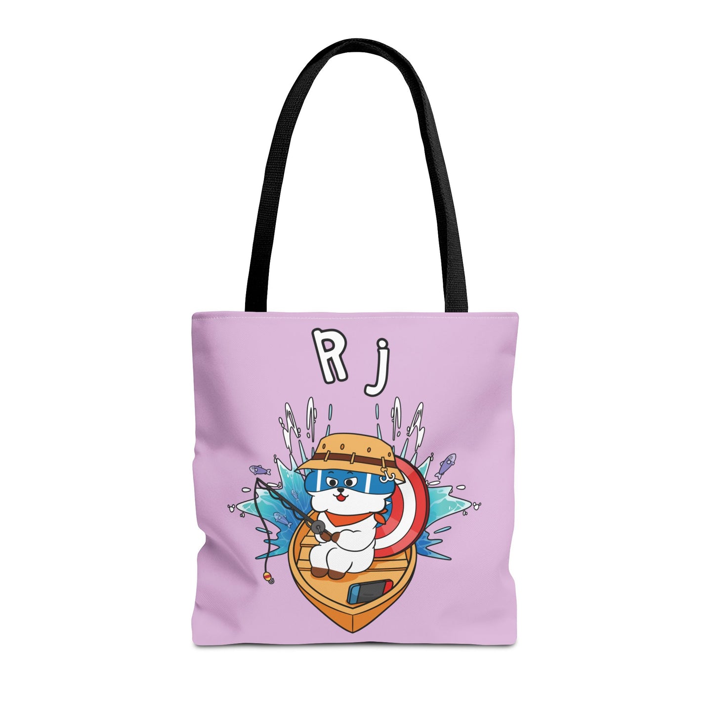 BT21 RJ Purple Tote Bag Single Design