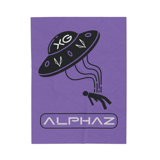 Purple XG Harvey Spaceship Blanket
