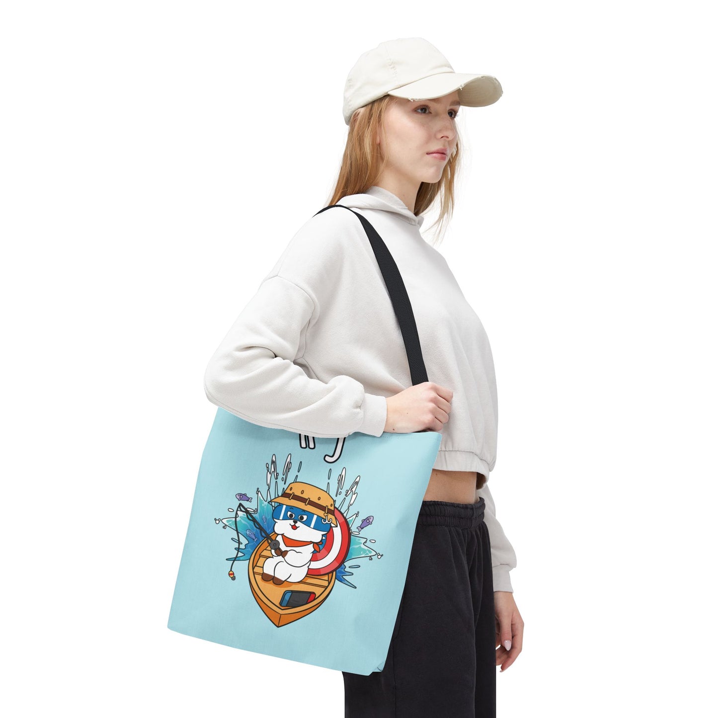 BT21 RJ Blue Tote Bag  Single Design