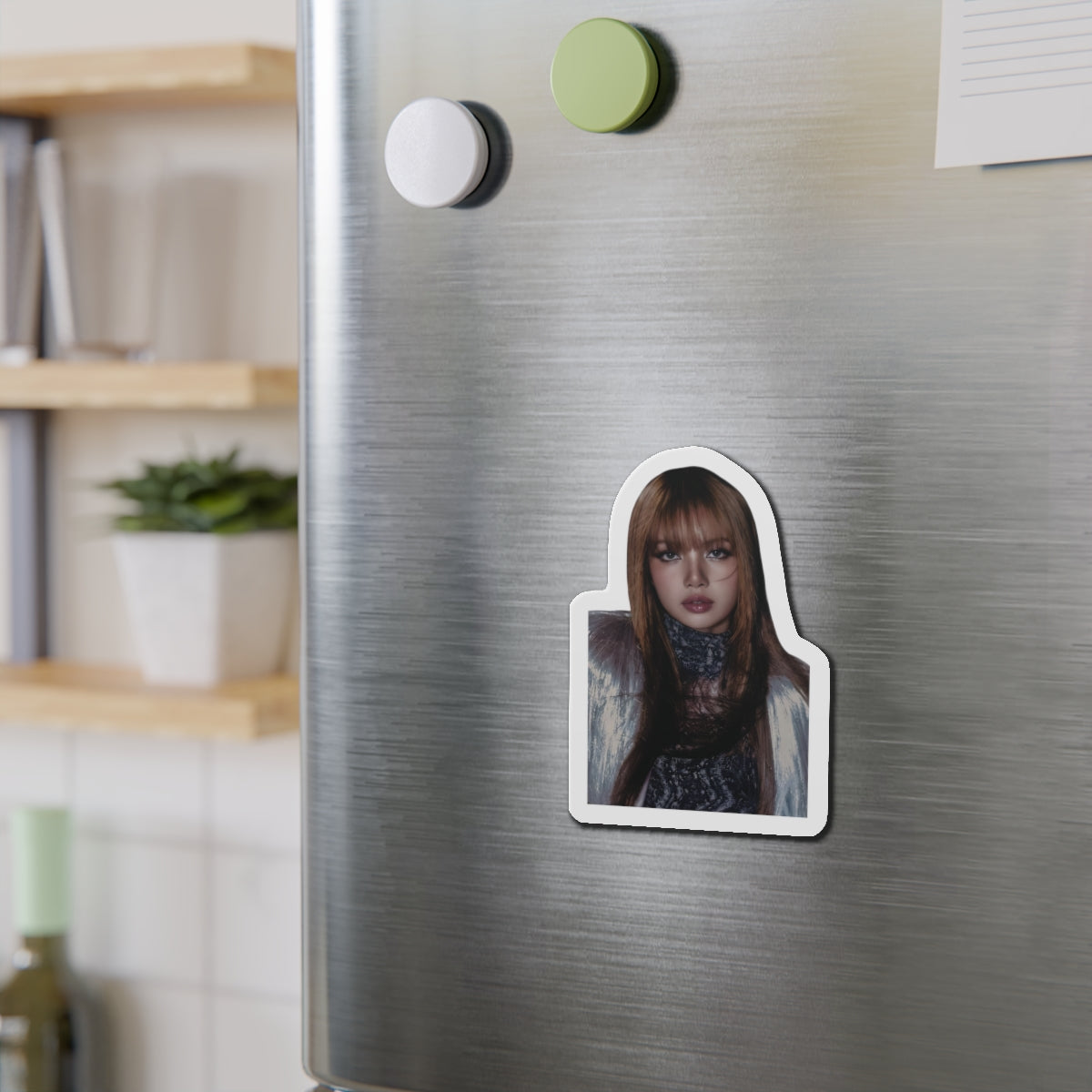 Lalisa Manoban Blackppink Gift for Lisa Fans Lillies Magnet Design 2