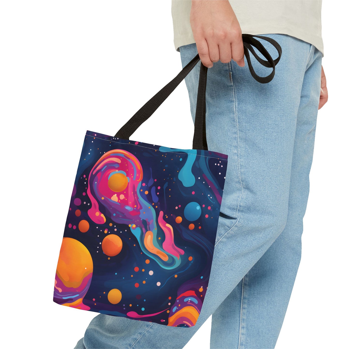 Galaxy Pattern Tote Bag Design 2