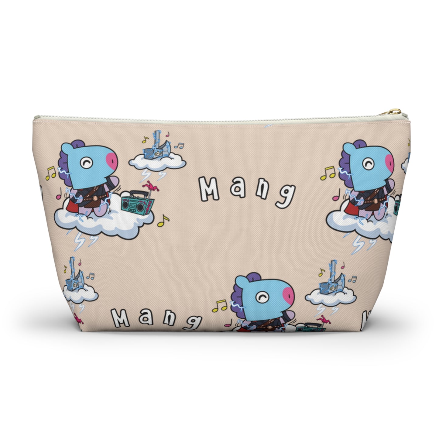 BT21 Mang Beige Pattern Travel Bag