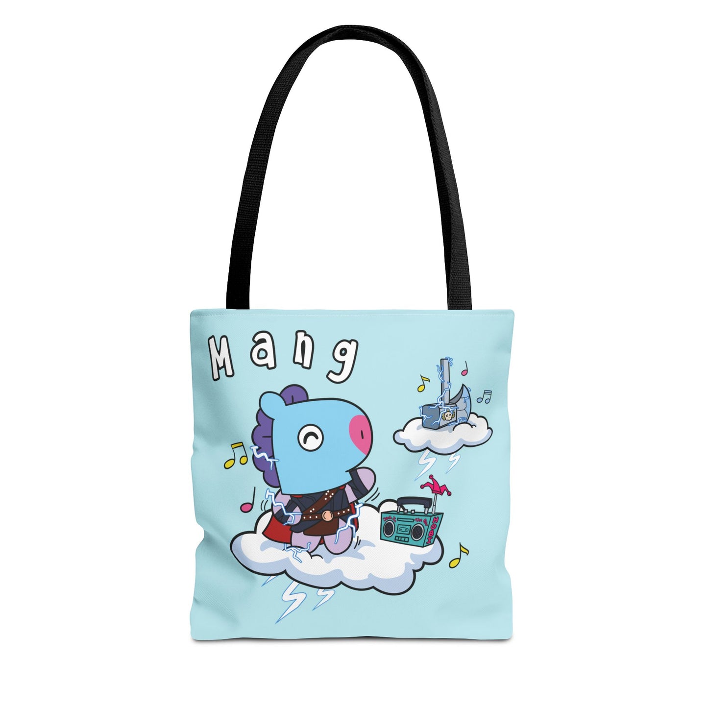 BT21 Mang Blue Tote Bag Single Design