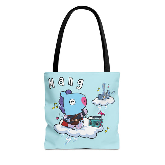 BT21 Mang Blue Tote Bag Single Design