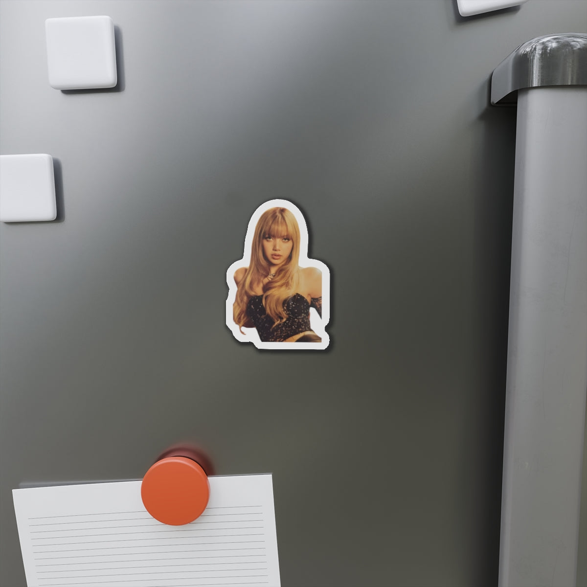 Lalisa Manoban Blackppink Gift for Lisa Fans Lillies Magnet Design 7