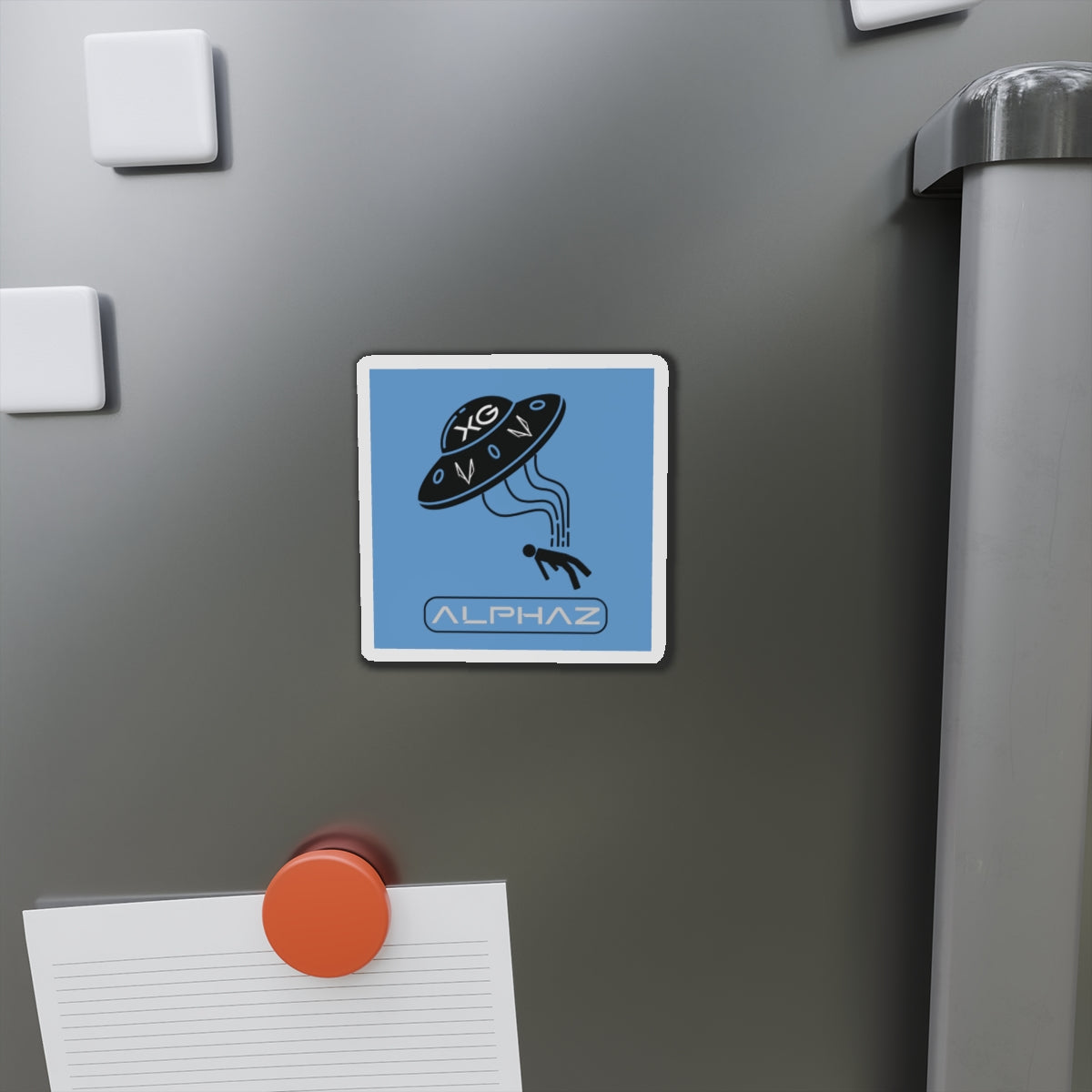 Blue XG Hinata Spaceship Magnet