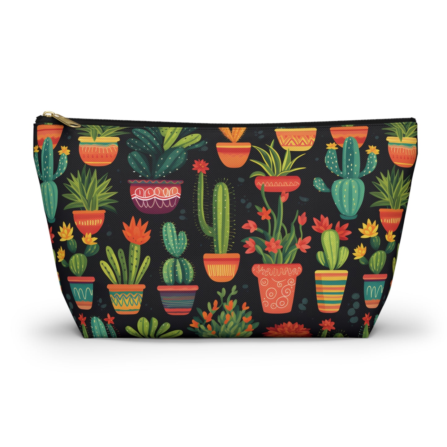 Cactus Pattern Travel Bag Design 5