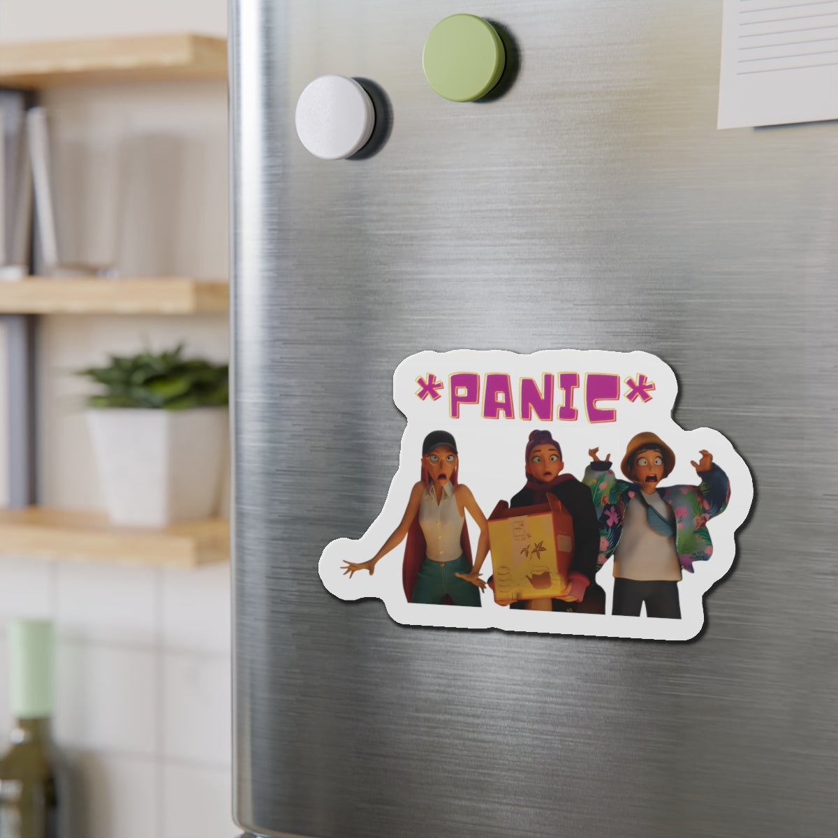 Kpop Demon Hunters Huntrix Rumi Mira Zoey Alley Quick Hide Pose 2 Magnet