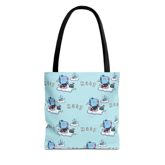 BT21 Mang Blue Tote Bag Pattern Design