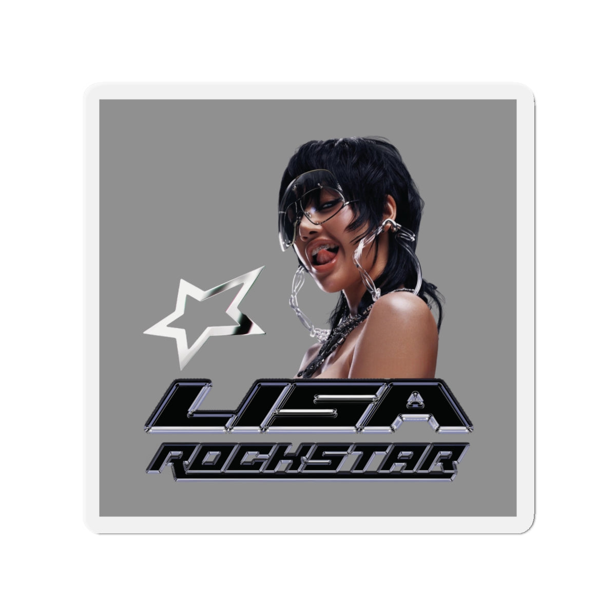 Lalisa Lisa Manoban Rockstar Album Magnet 1