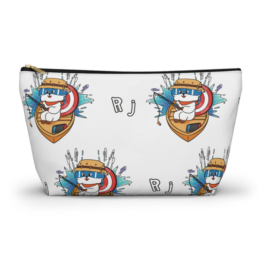 BT21 RJ White Pattern Travel Bag