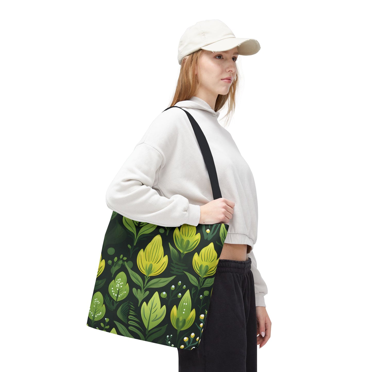 Plant Pattern Tote Bag Design 8