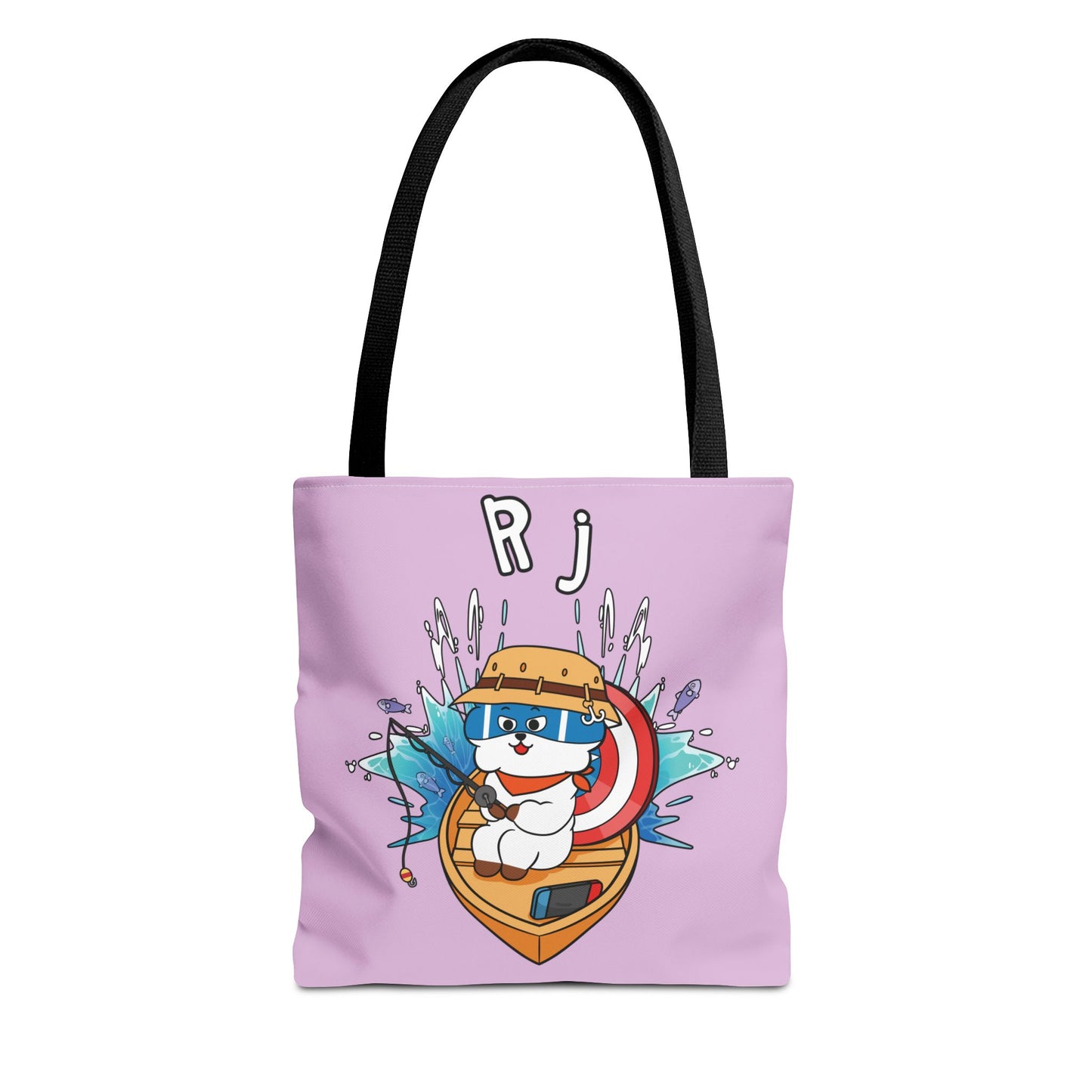 BT21 RJ Purple Tote Bag Single Design