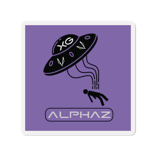 Purple XG Harvey Spaceship Magnet