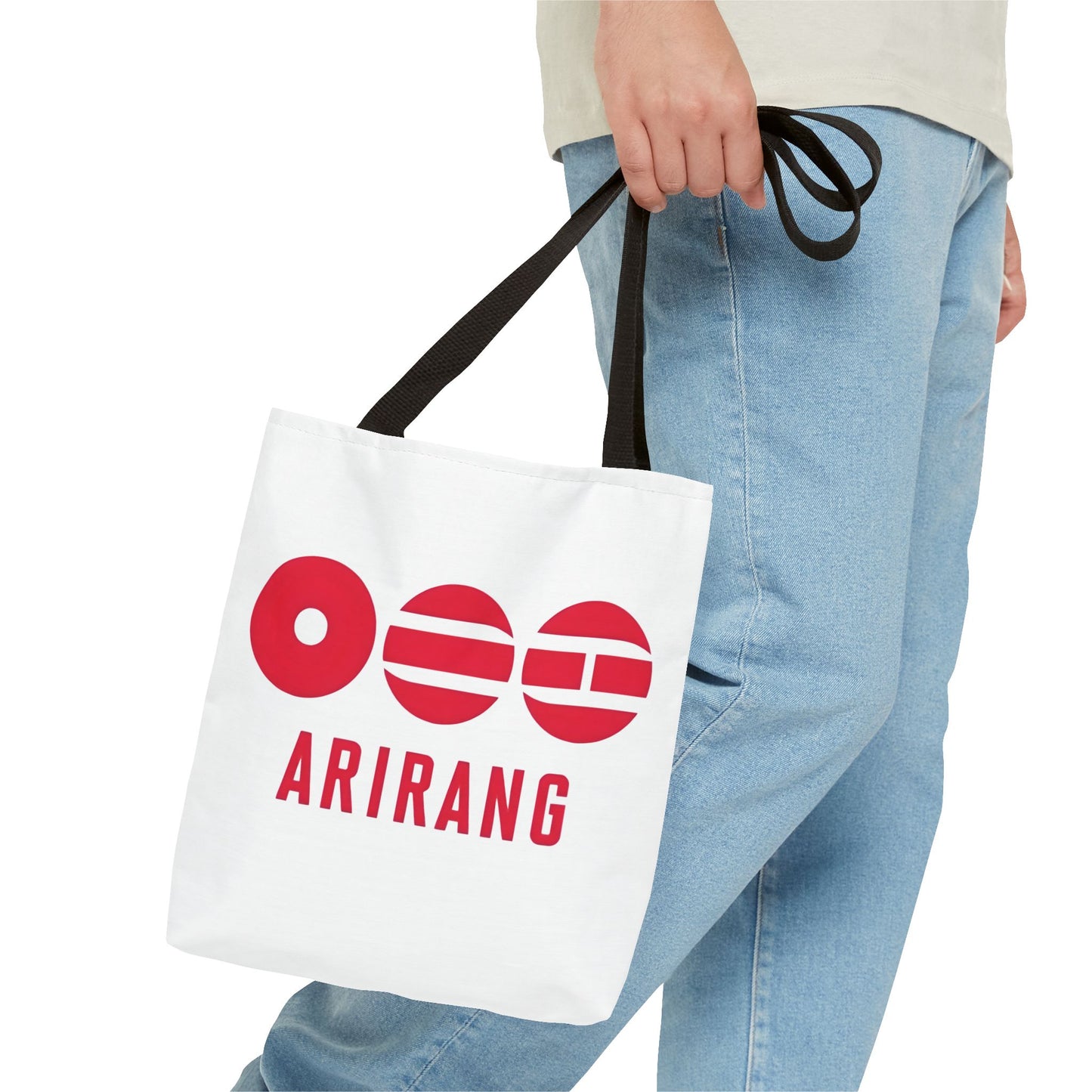 BTS Arirang 2026 World Tour Logo Design 1 White Tote Bag