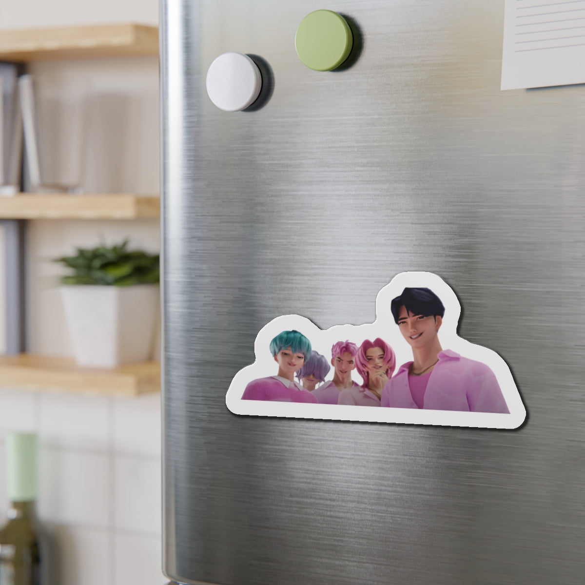 Kpop Demon Hunters Saja Boys Variety Show Evil Smile Magnet