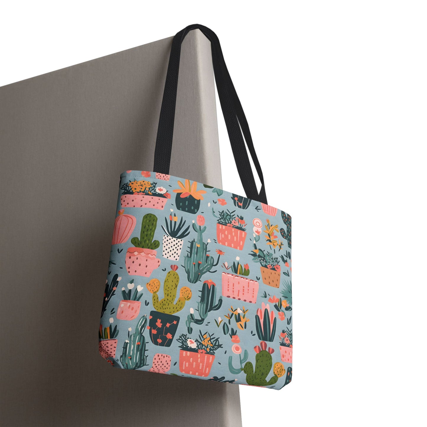 Cactus Pattern Tote Bag Design 3