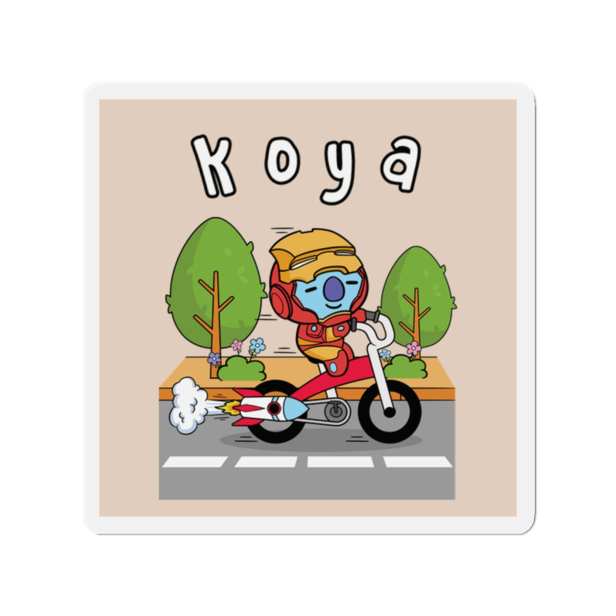 BT21 Koya Beige Magnet