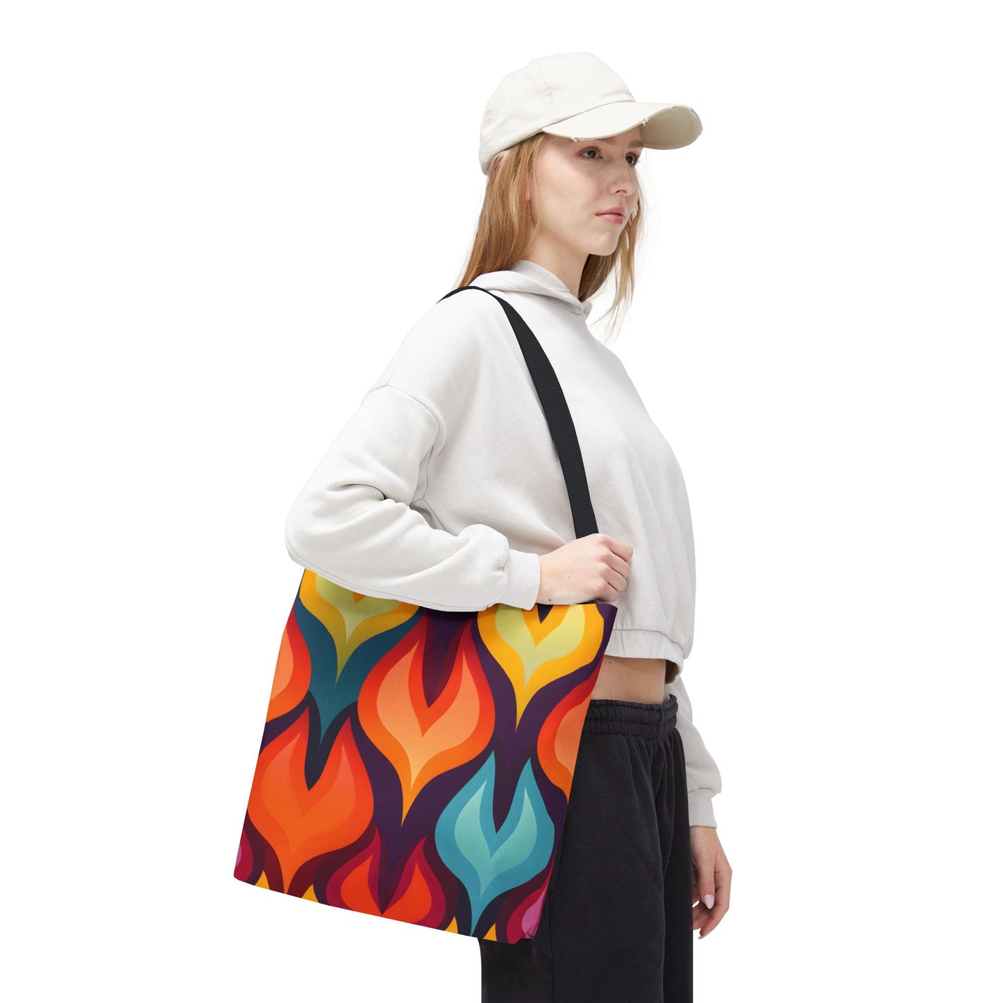 Retro Pattern Tote Bag Design 2