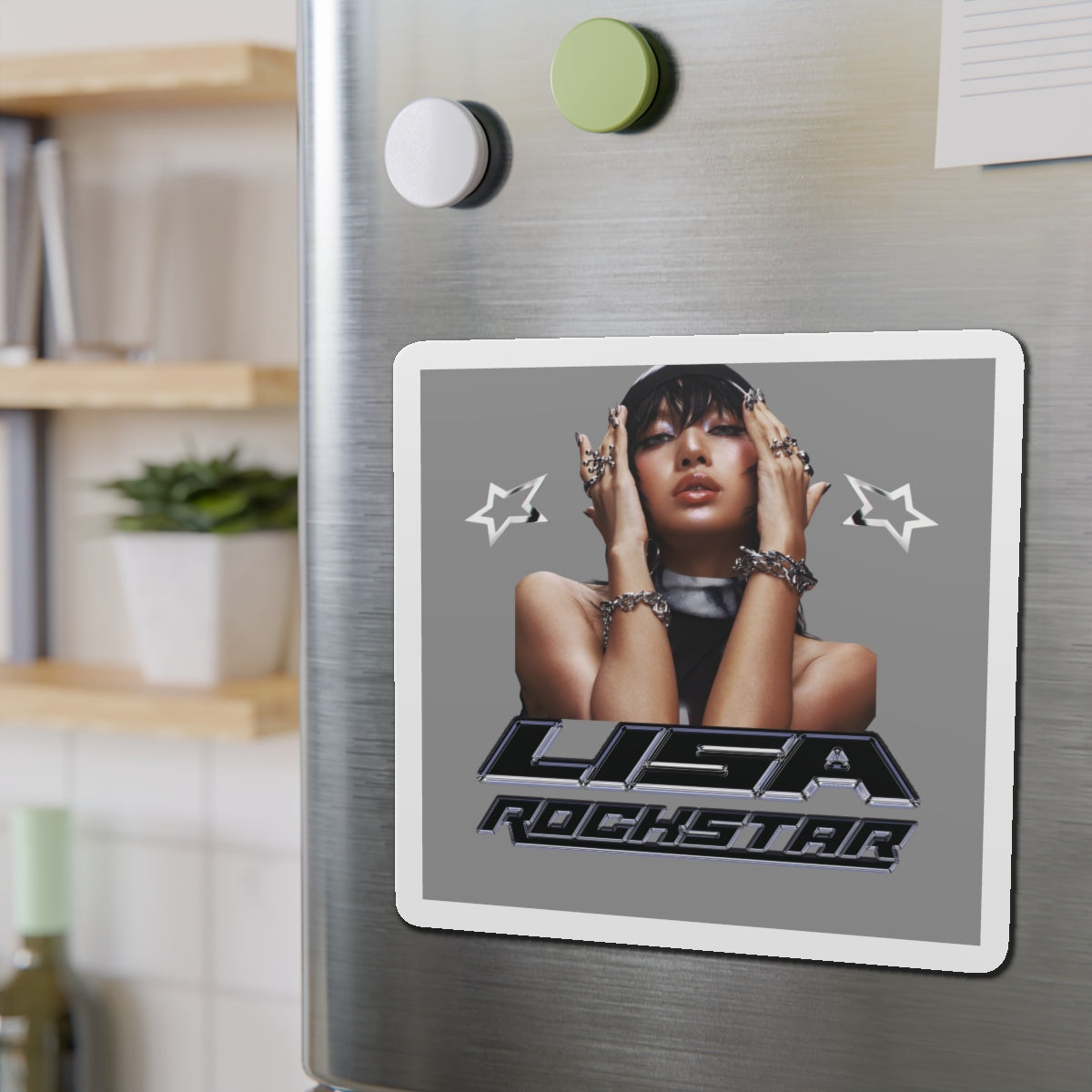 Lalisa Lisa Manoban Rockstar Album Car Magnet 2