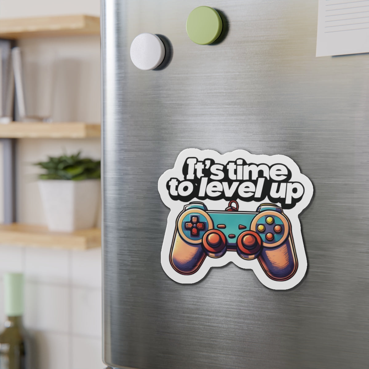 It's Time to Level Up Magnet - Motivational