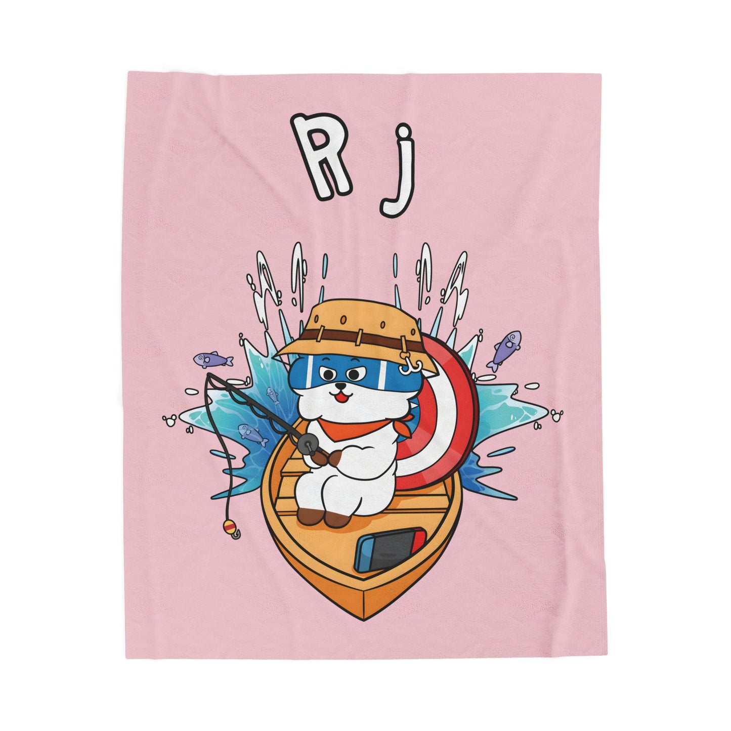 Pink RJ Blanket - BT21 Single Design