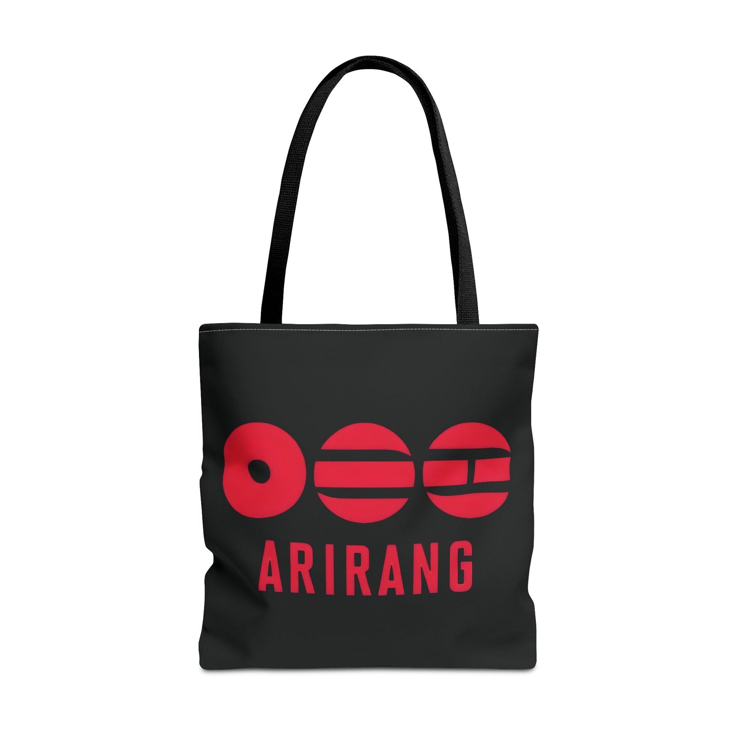 BTS Arirang 2026 World Tour Logo Design 1 Black Tote Bag
