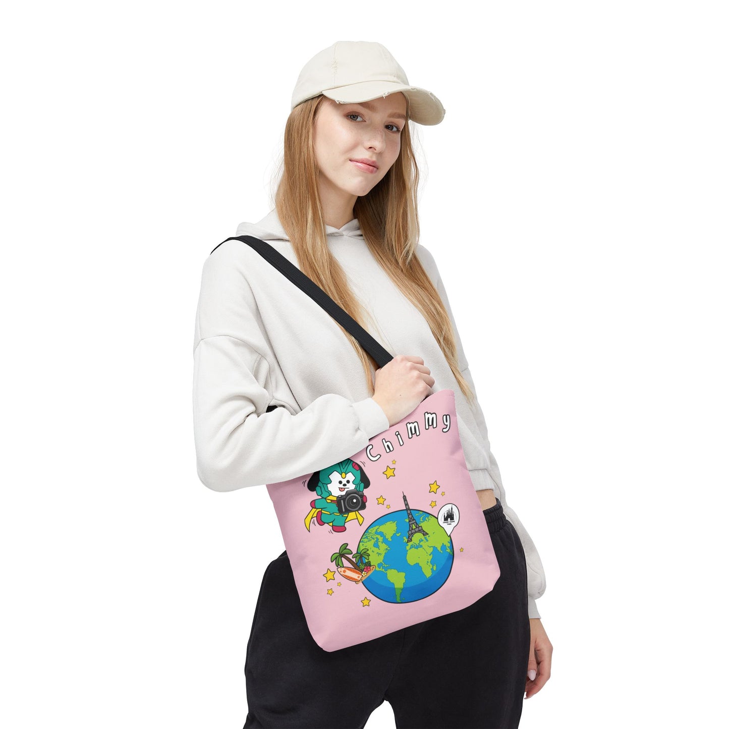 BT21 Chimmy Pink Tote Bag Single Design