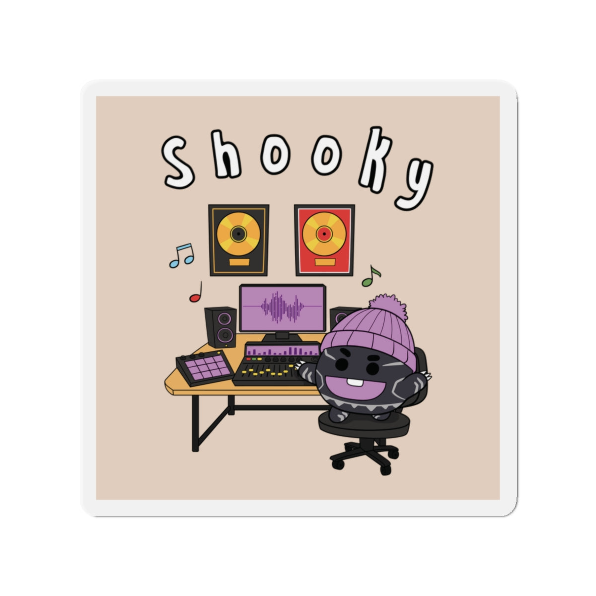 BT21 Shooky Beige Magnet