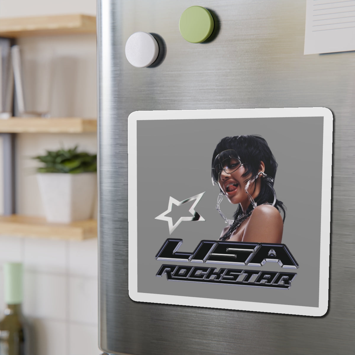 Lalisa Lisa Manoban Rockstar Album Magnet 1