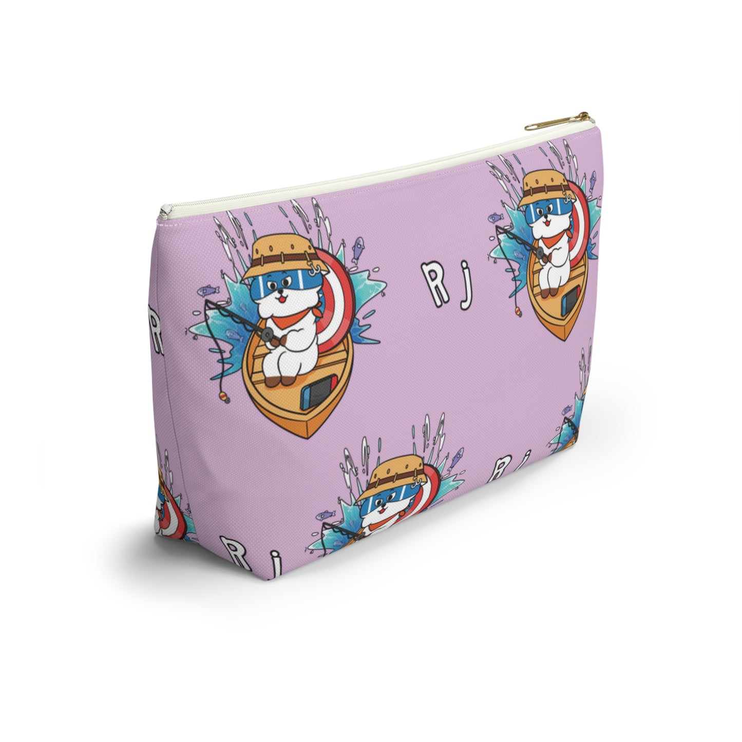 BT21 RJ Purple Pattern Travel Bag