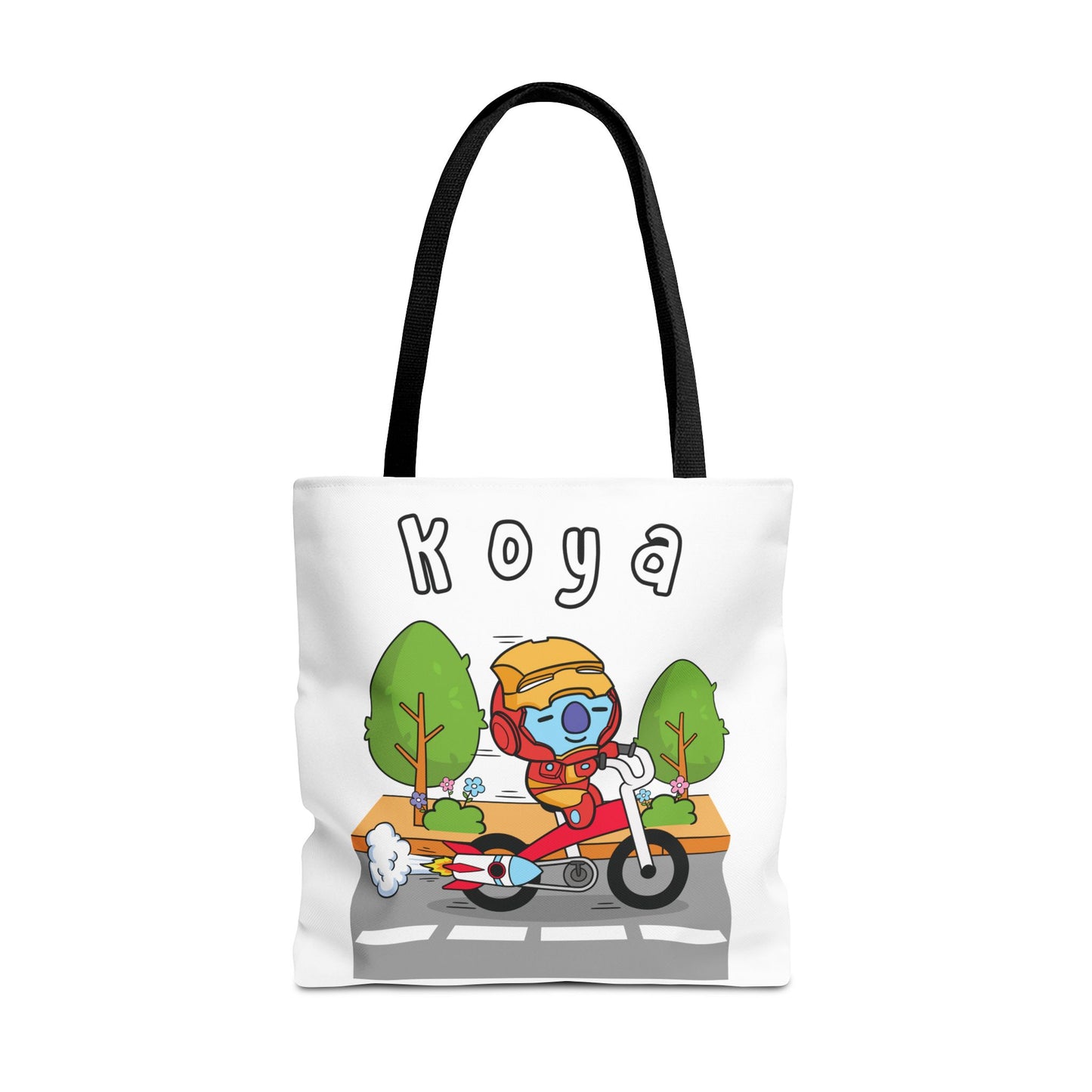 BT21 Koya White Tote Bag Single Design