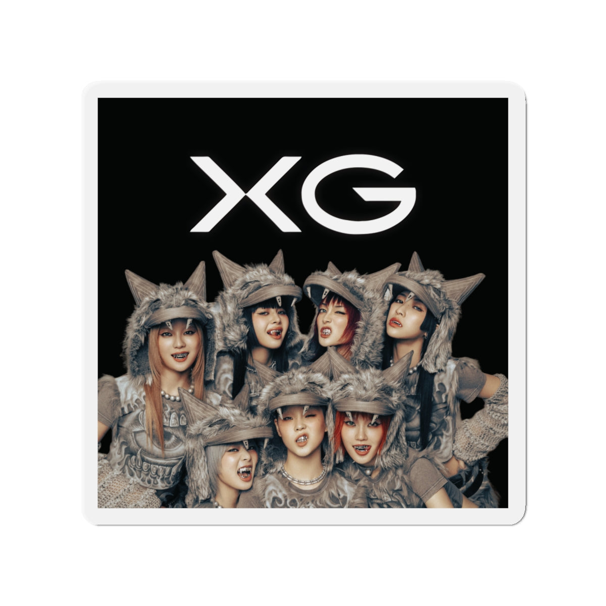 Black BG XG Woke Up Magnet 1