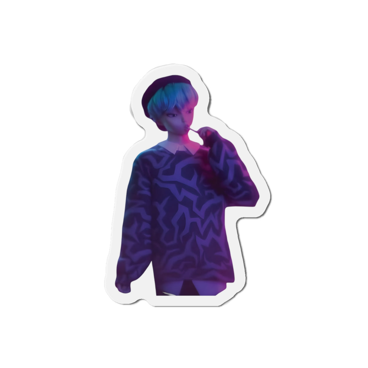 Kpop Demon Hunters Saja Boys Baby Saja Eating Sucker Magnet