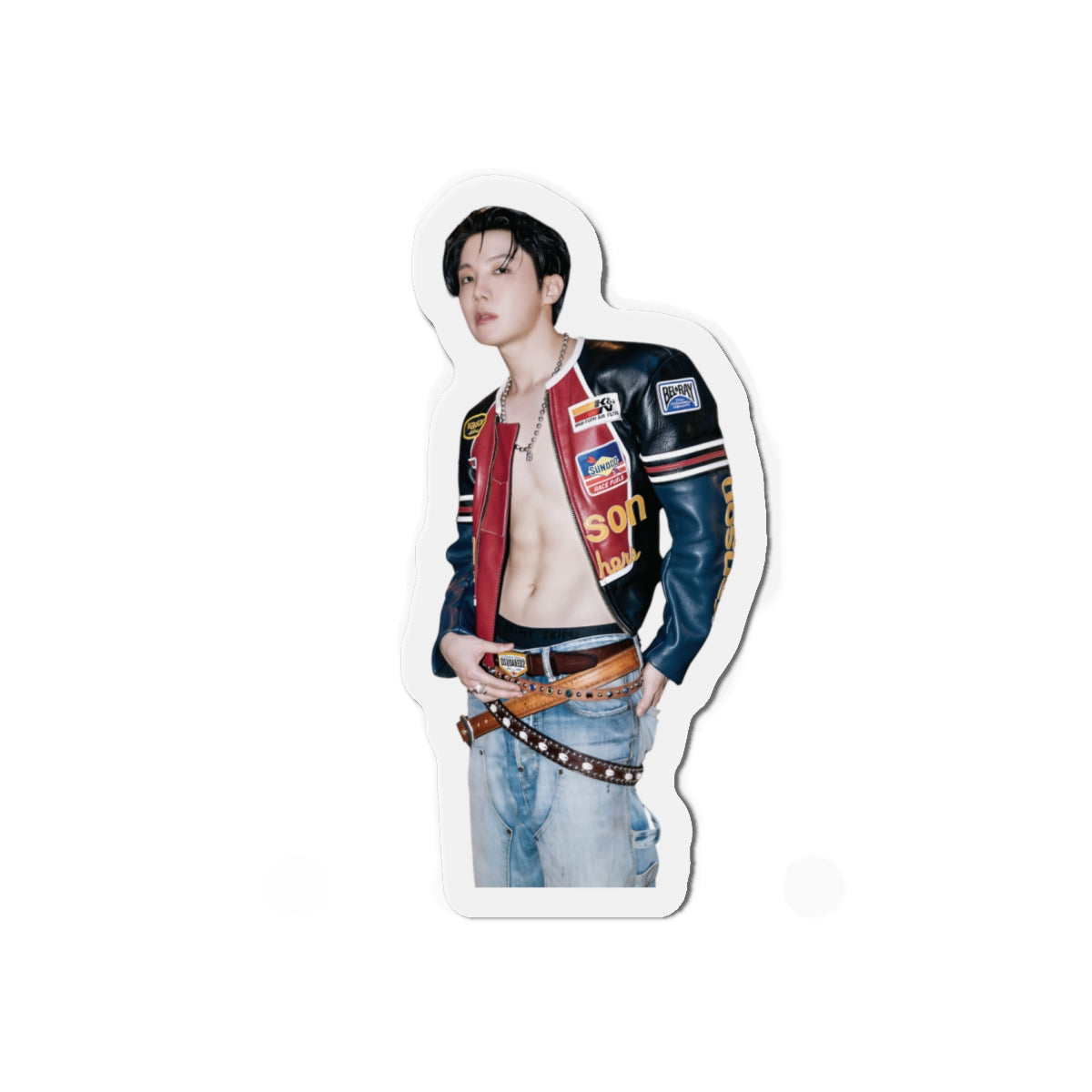 Jhope Killing It Girl Showing Off Abs Color Image Magnet