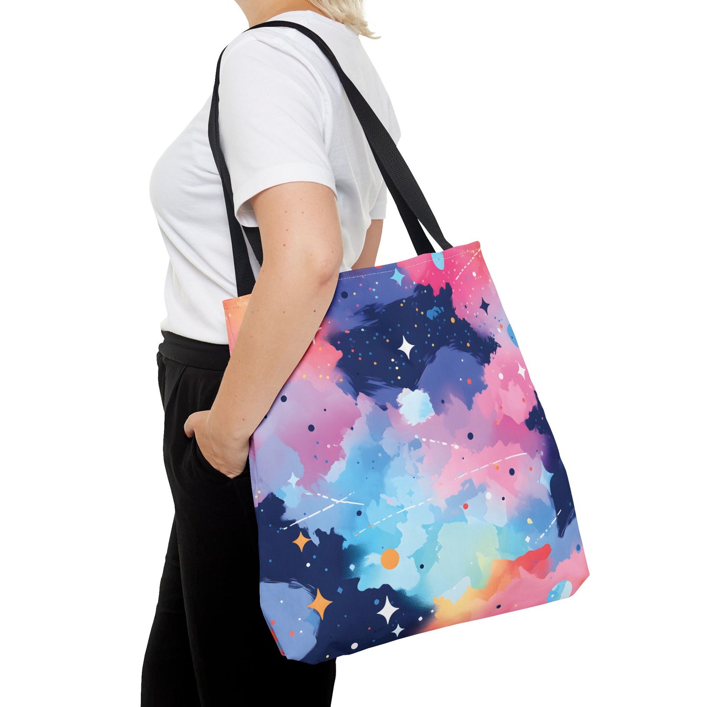 Colorful Space Pattern Tote Bag Design 9