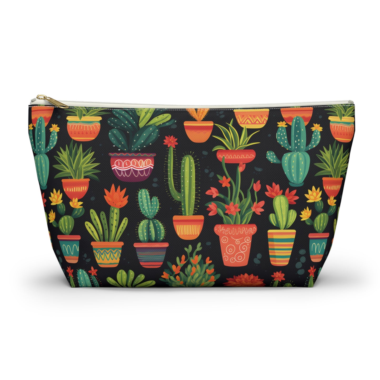 Cactus Pattern Travel Bag Design 5