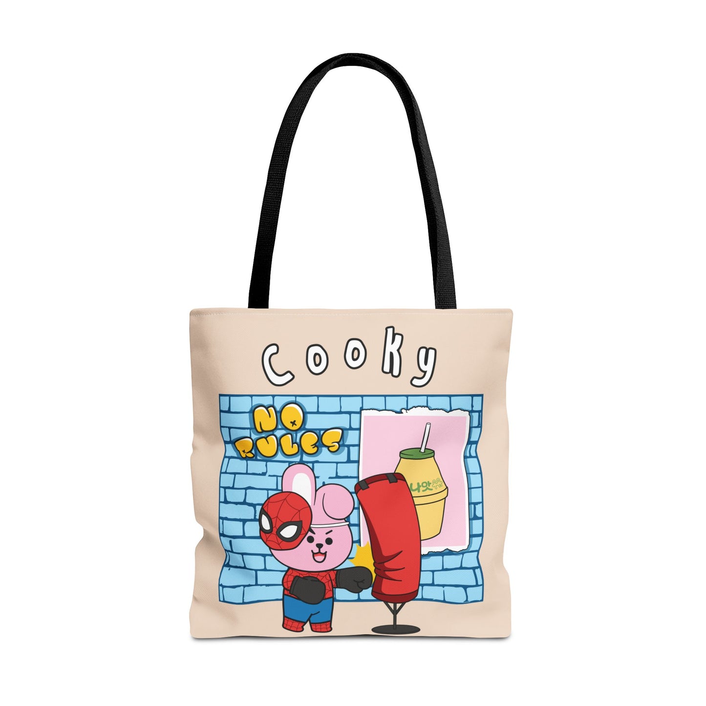 BT21 Cooky Beige Tote Bag Single Design
