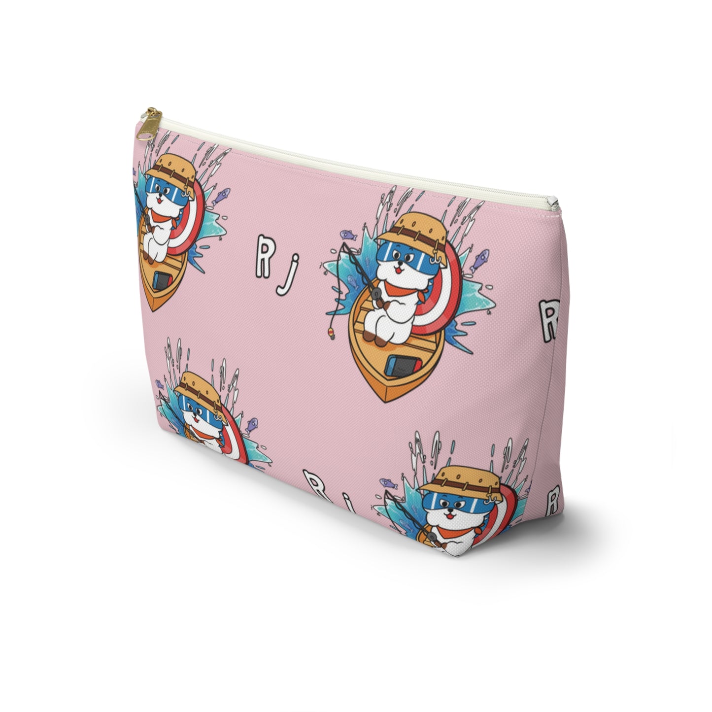 BT21 RJ Pink Pattern Travel Bag