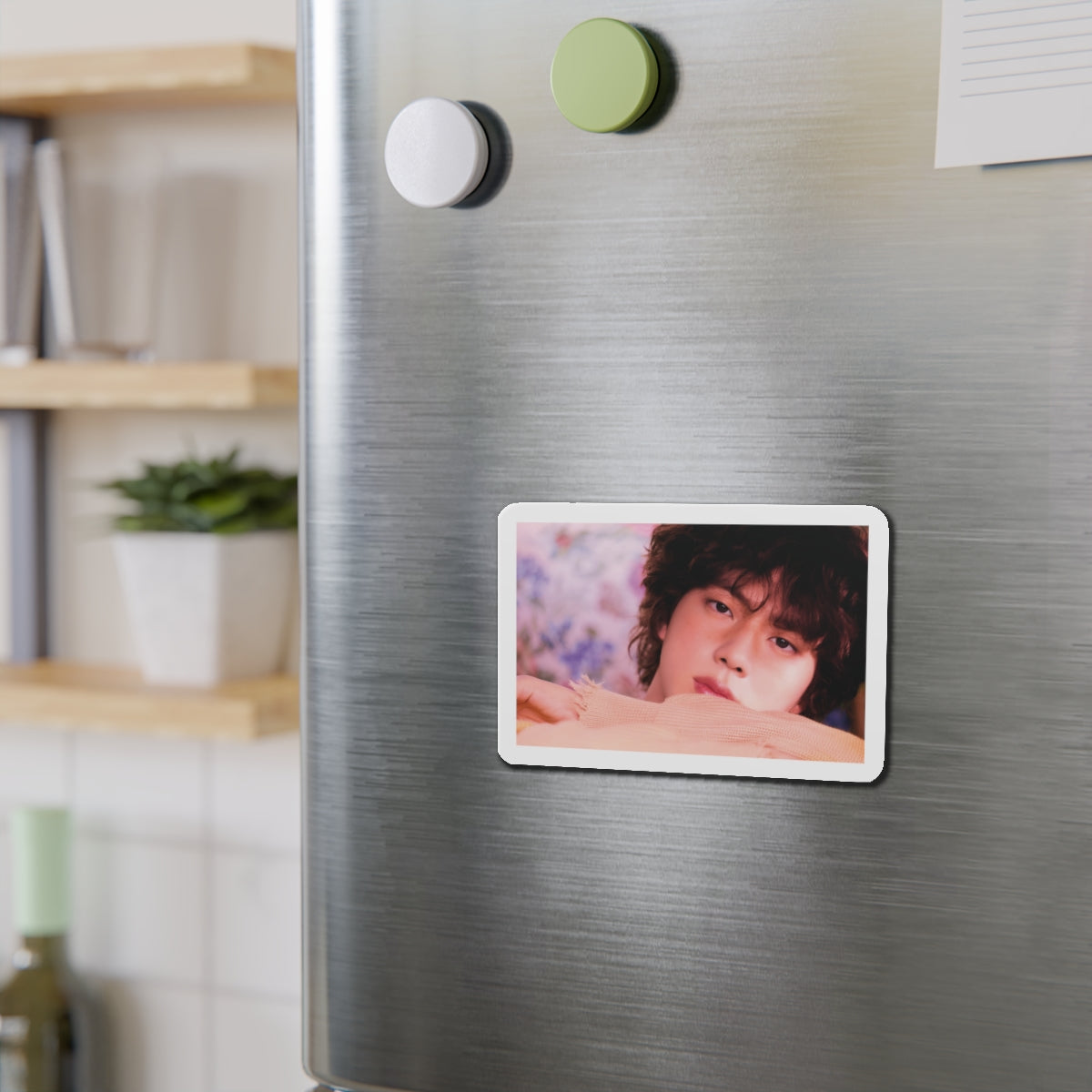 Kim SeokjinThe Astronaut Single Album With Freckles Jin Magnet