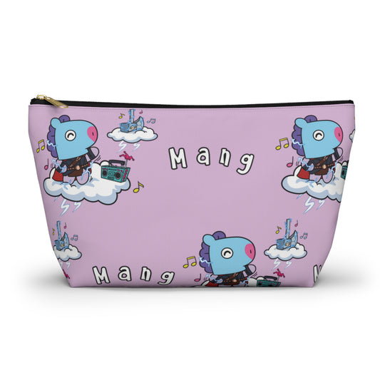 BT21 Mang Purple Pattern Travel Bag