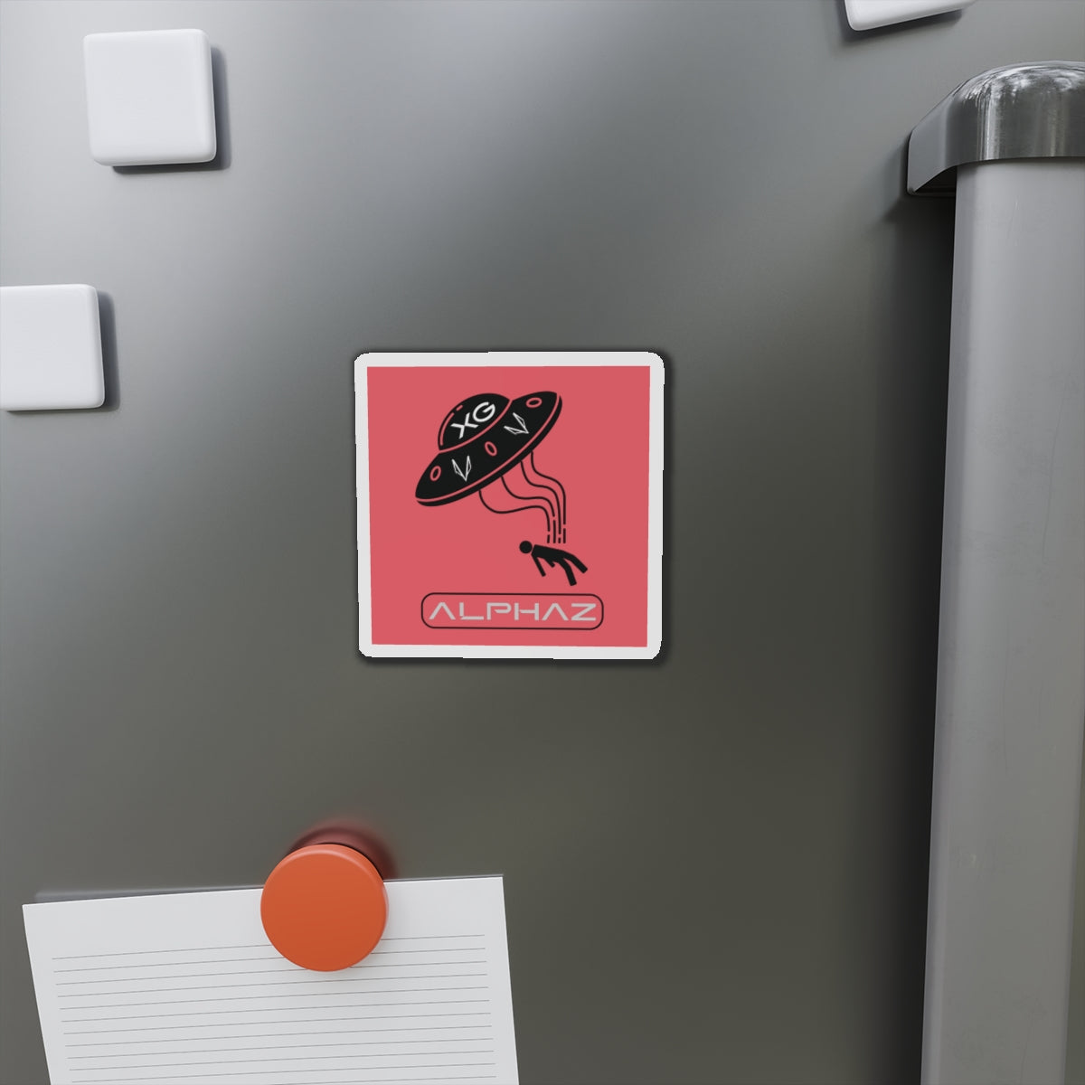 Red XG Maya Spaceship Magnet