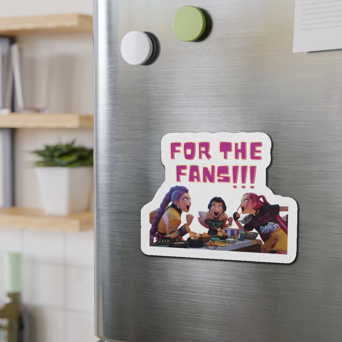 Kpop Demon Hunters Huntrix Rumi Mira Zoey For The Fans Magnet