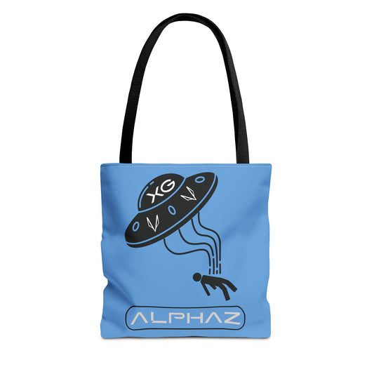 Blue Hinata XG Spaceship Tote Bag Design 6