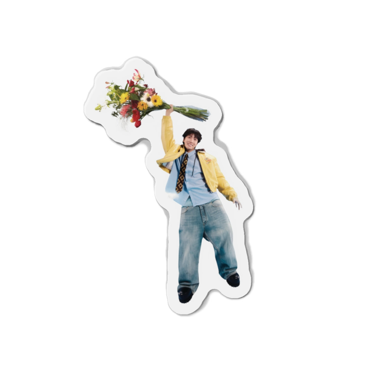 Jhope Sweet Dreams Holding Flowers Photoshoot Magnet
